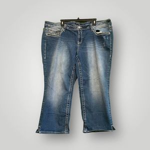 Vigoss Dublin Crop Straight Heritage Fit Jean. Size 24